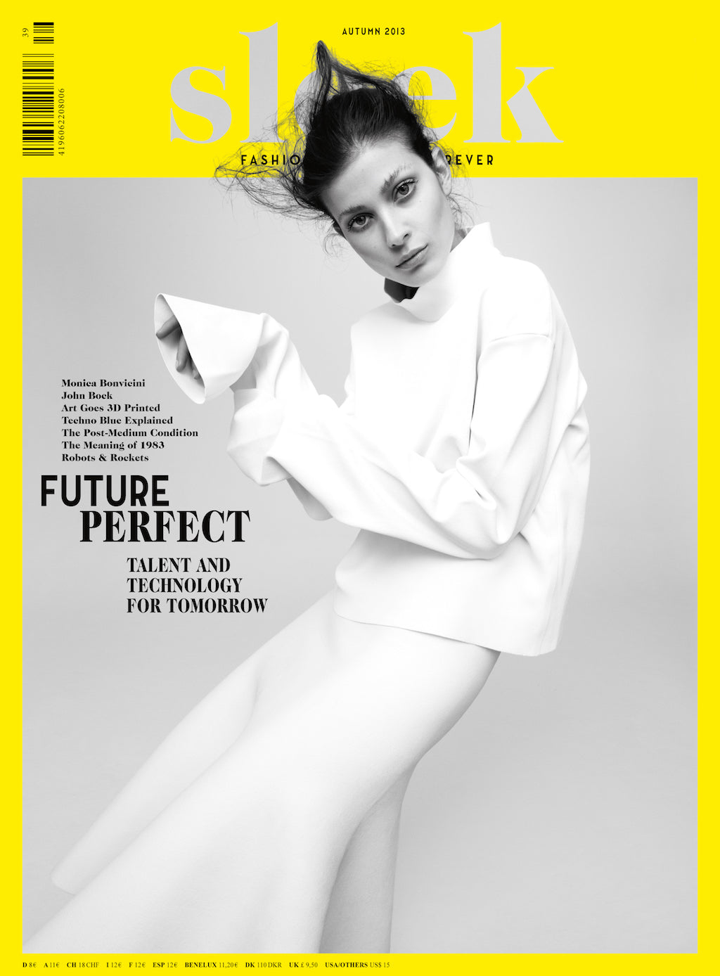 Sleek #39 Autumn 2013, Future Perfect, Fashion Cover