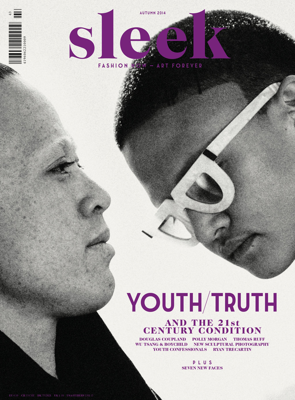 Sleek #43 Autumn 2014, Youth/Truth, Art Cover