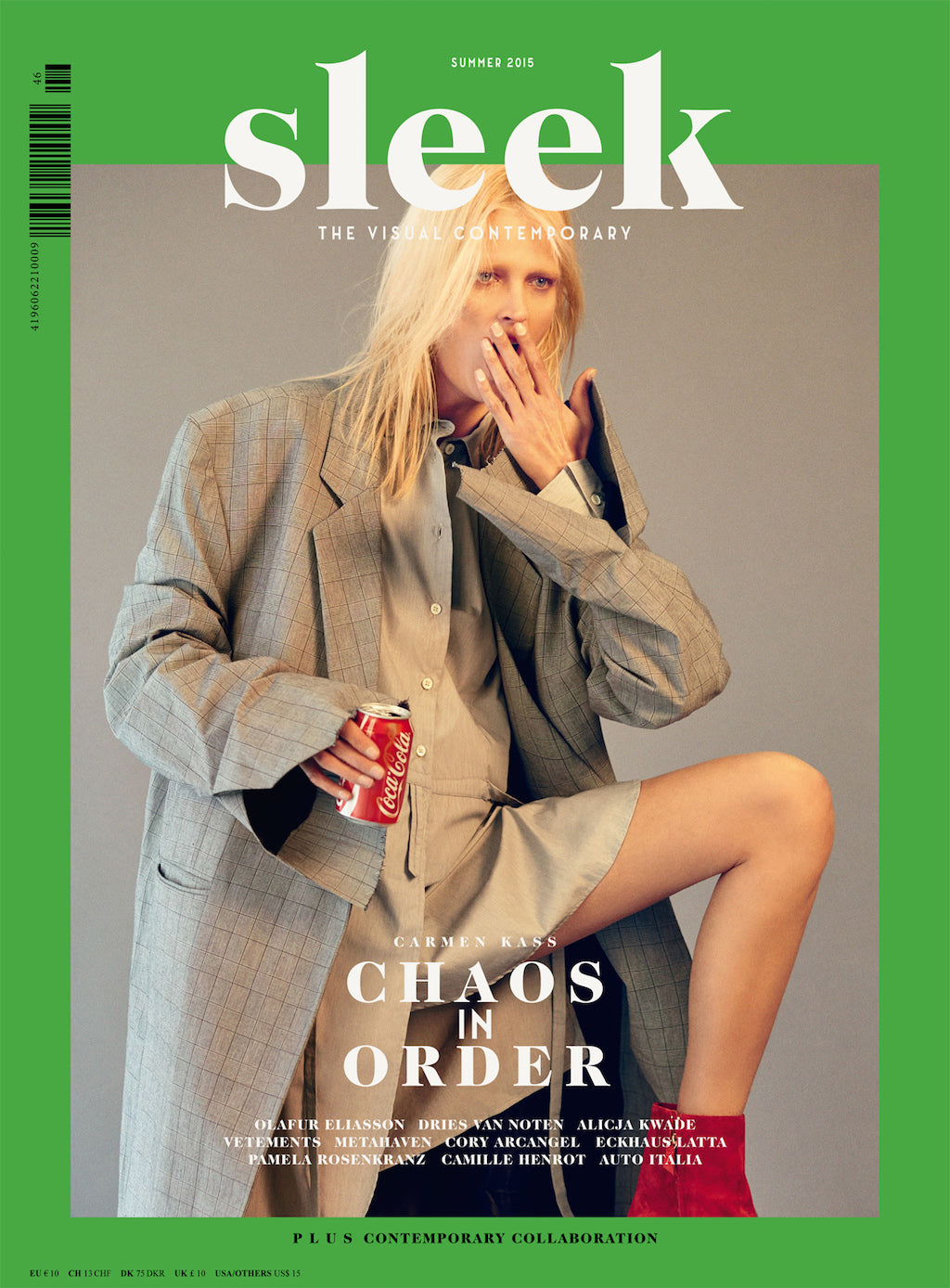 Sleek #46 – Contemporary Collaboration, Fashion Cover